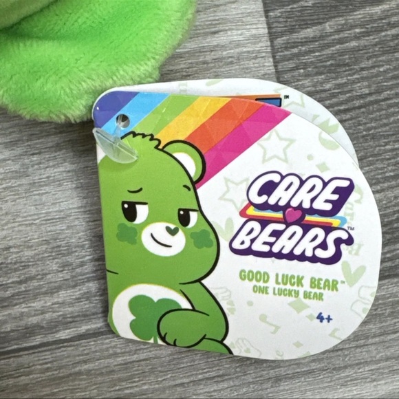 Care Bears Green Good Luck Bear Plush 2020 from Collector Special Edition 13" - Picture 10 of 15